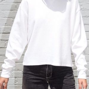 white cropped thermal